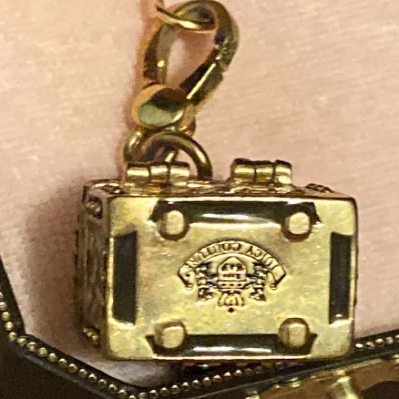 Juicy Couture TRAIN CASE charm trunk NEW RARE SCOTTIE DOG TERRIER TRAVEL TRUNK - Picture 5 of 6